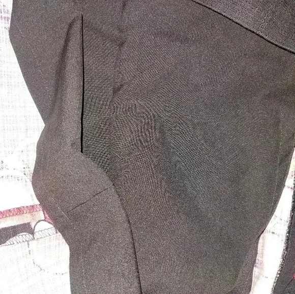 Ann Taylor Womens Pencil Straight Skirt Sz 10P Black Pink Floral Knee Length - Picture 6 of 6